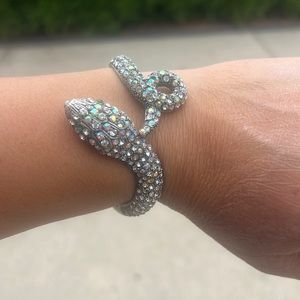 Snake bracelet. Statement piece. Fits perfectly on the wrist. Bracelet opens.